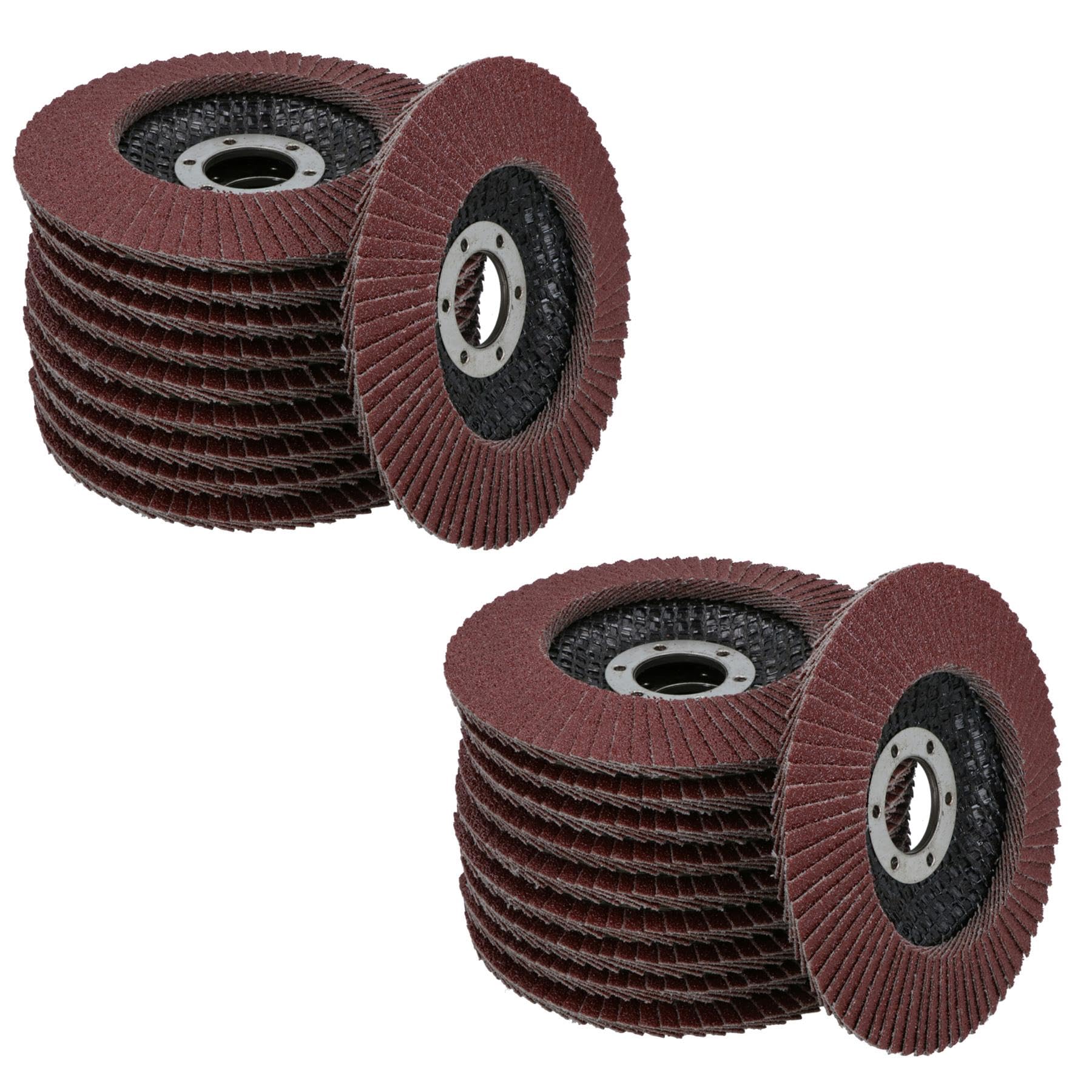 Disques meuleuse 115mm grain 80 pour rénover vos métaux TE232 - 8