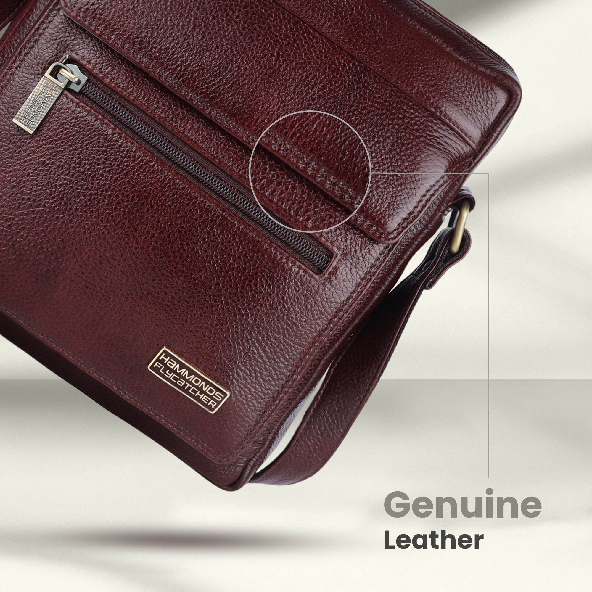 HAMMONDS FLYCATCHER Unisex Sling Bag (Brown) - Image 2 thumbnail