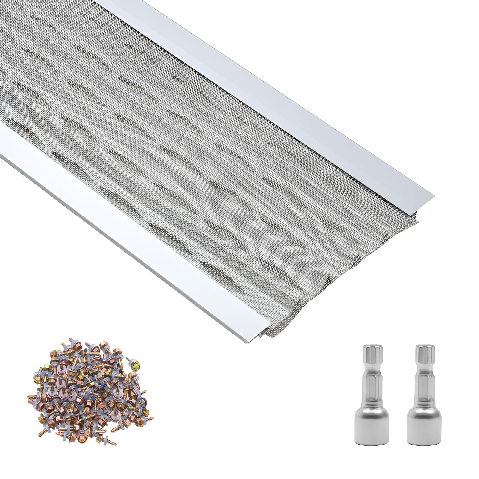 Cubierta antihojas para canalón VEVOR ideal para proteger tejados en zonas de pinos