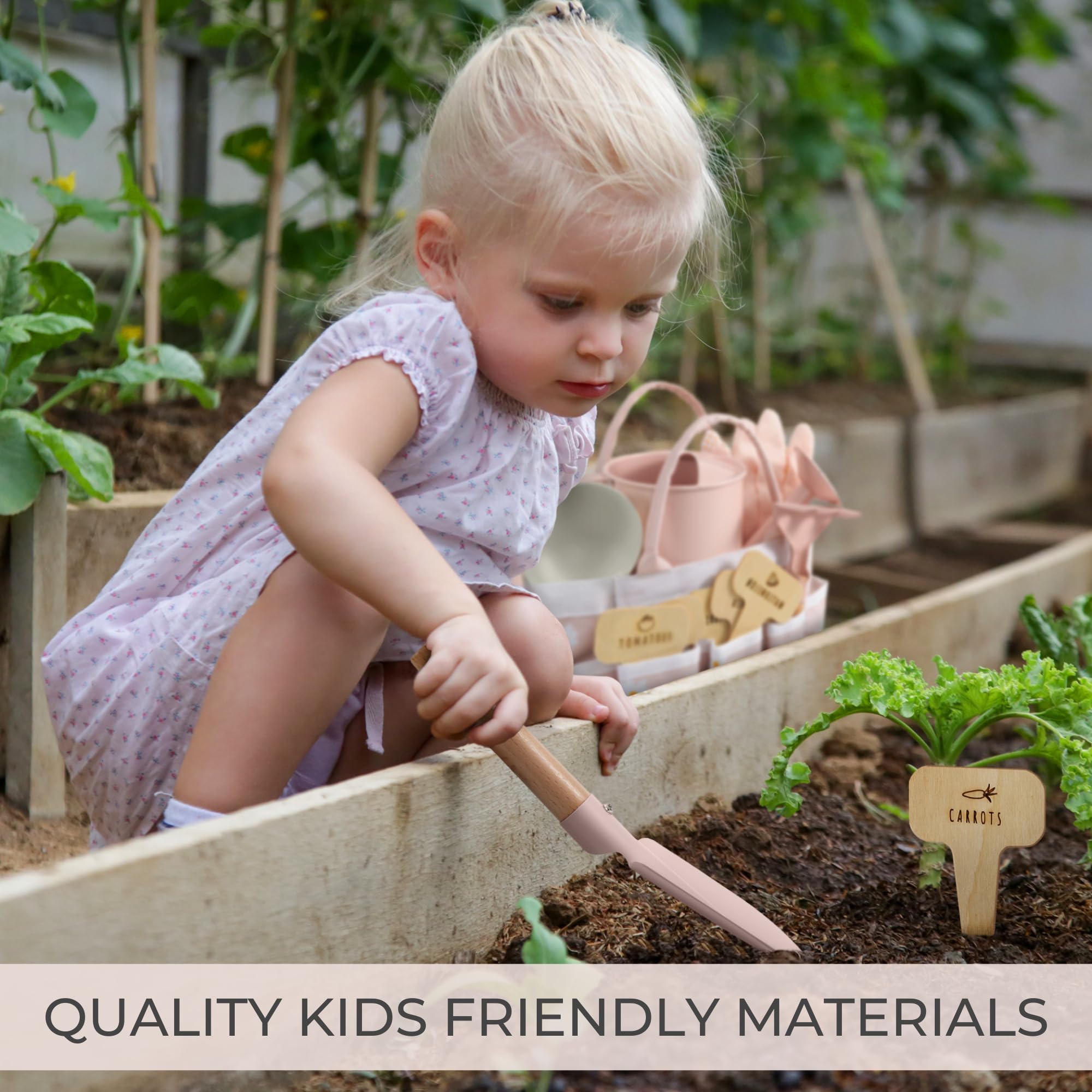 El mejor juego de jardinería para niños: el juego de jardinería perfecto para niños pequeños con herramientas duraderas y seguras para una diversión infinita al aire libre, ideal para regalar 7