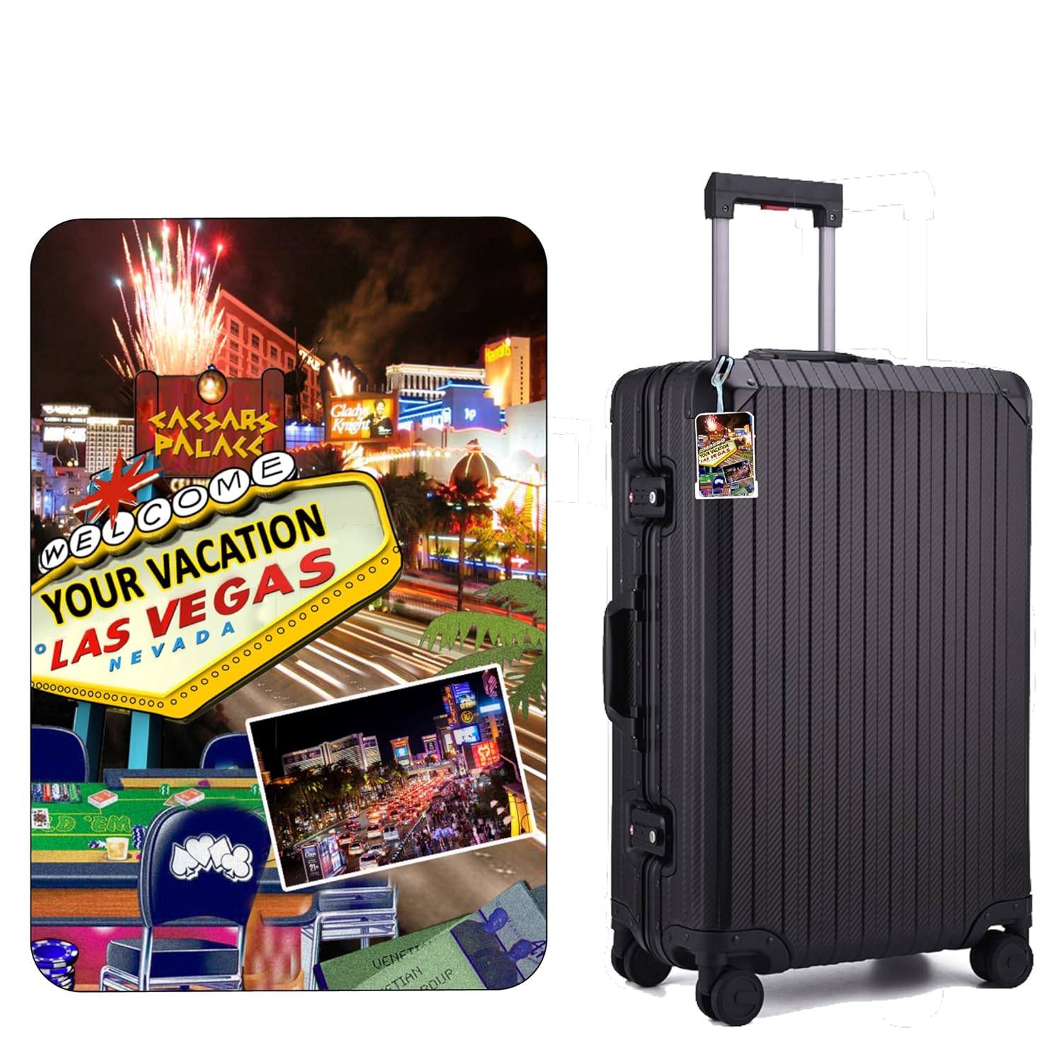 Stinky Lockers Las Vegas Travel Luggage Tags Set of 2