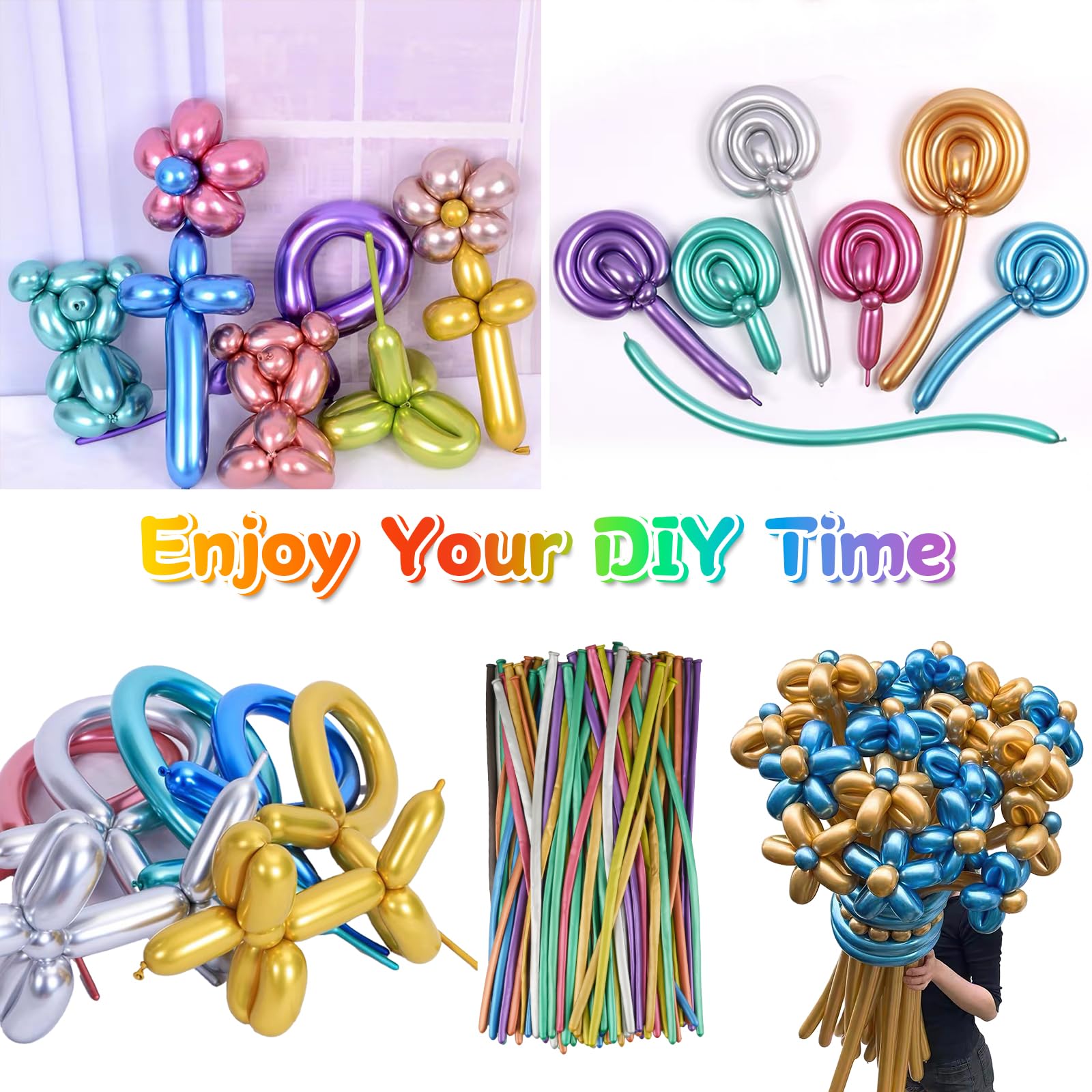 Palloncini Lunghi In Lattice 260Q Che Si Attorcigliano Per La