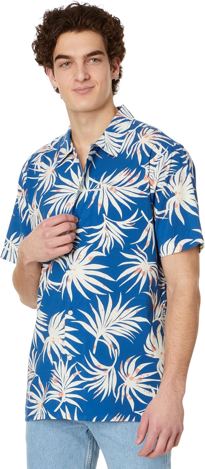 Quiksilver Men's Beach Club Button Up Woven Top