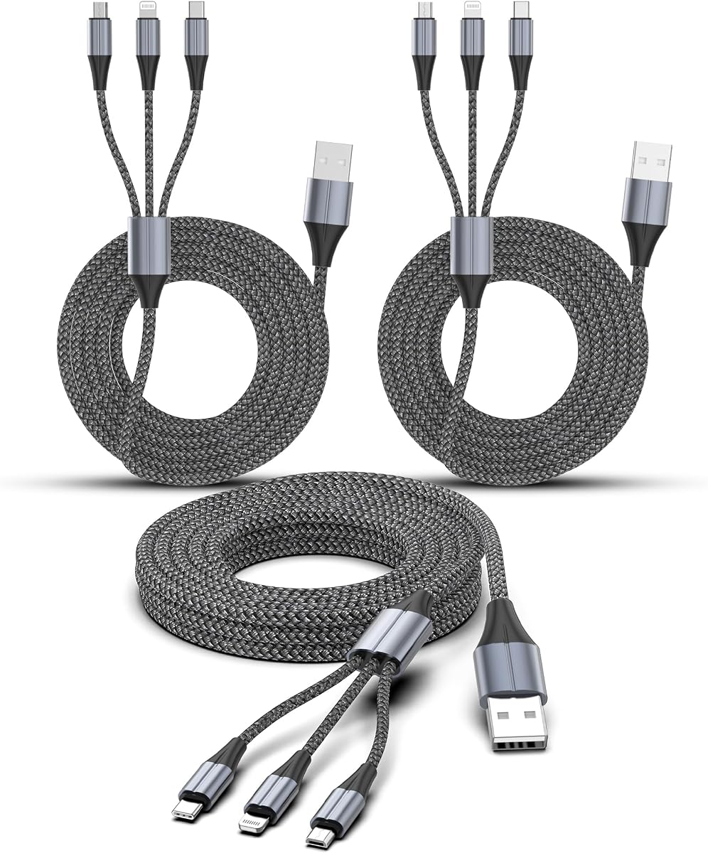 FEEL2NICE 3 in 1 Multi Charging Cable