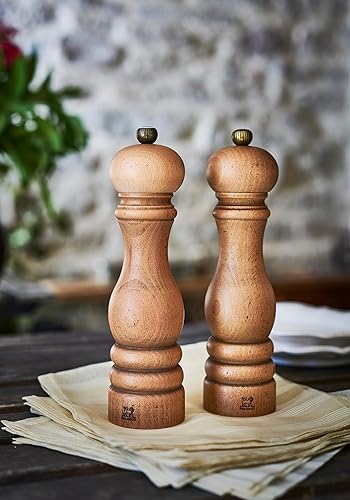 Miniatura 2 de Peugeot Paris Classic Collection - Molinillo de sal antiguo, 8.7 in, natural