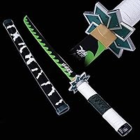 Vista 17 de ziqing Espada para cosplay de Demon Slayer hecha a mano, Katana de 31 pulgadas con múltiples estilos para elegir