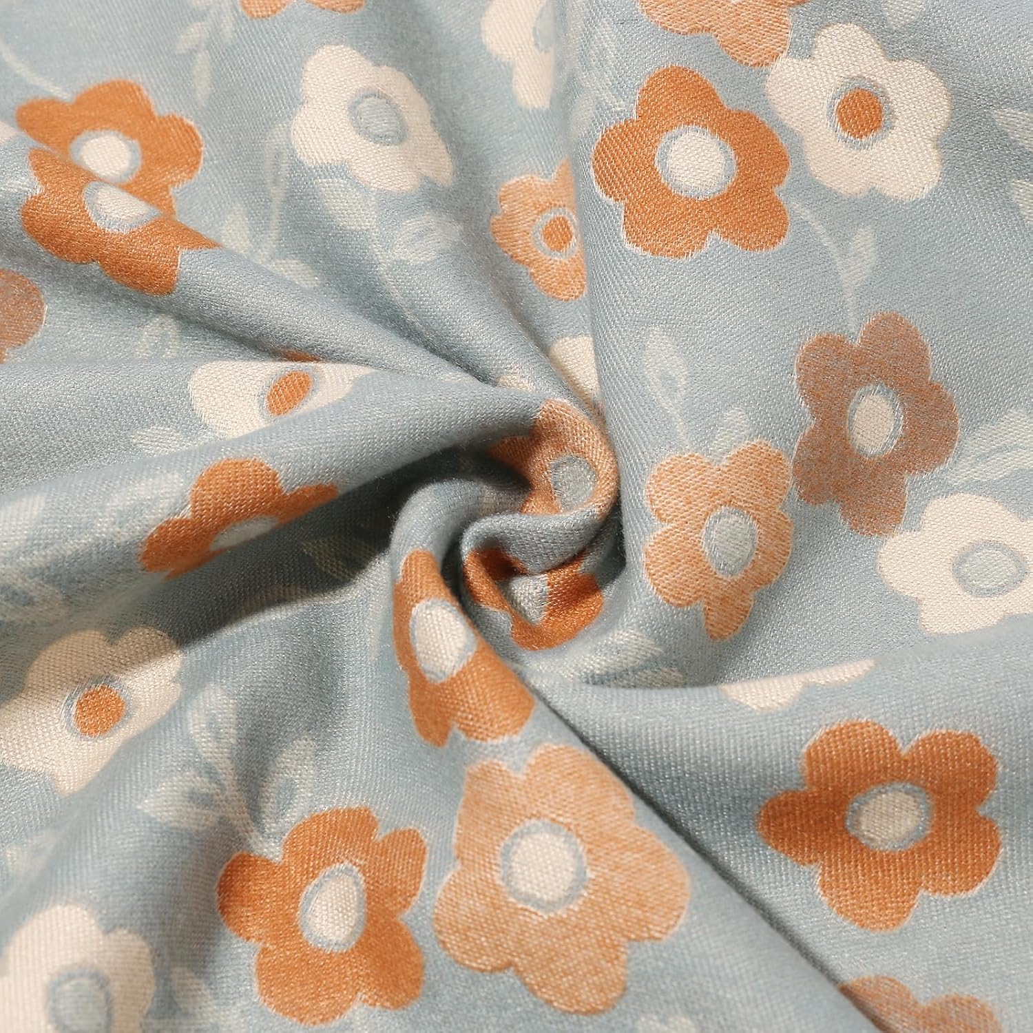 Aroncent Bohemian Winter Scarf: Double Sided Floral Pashmina Wrap Shawl with Tassels - Warm Thick Cashmere Feel Gift - Image 6