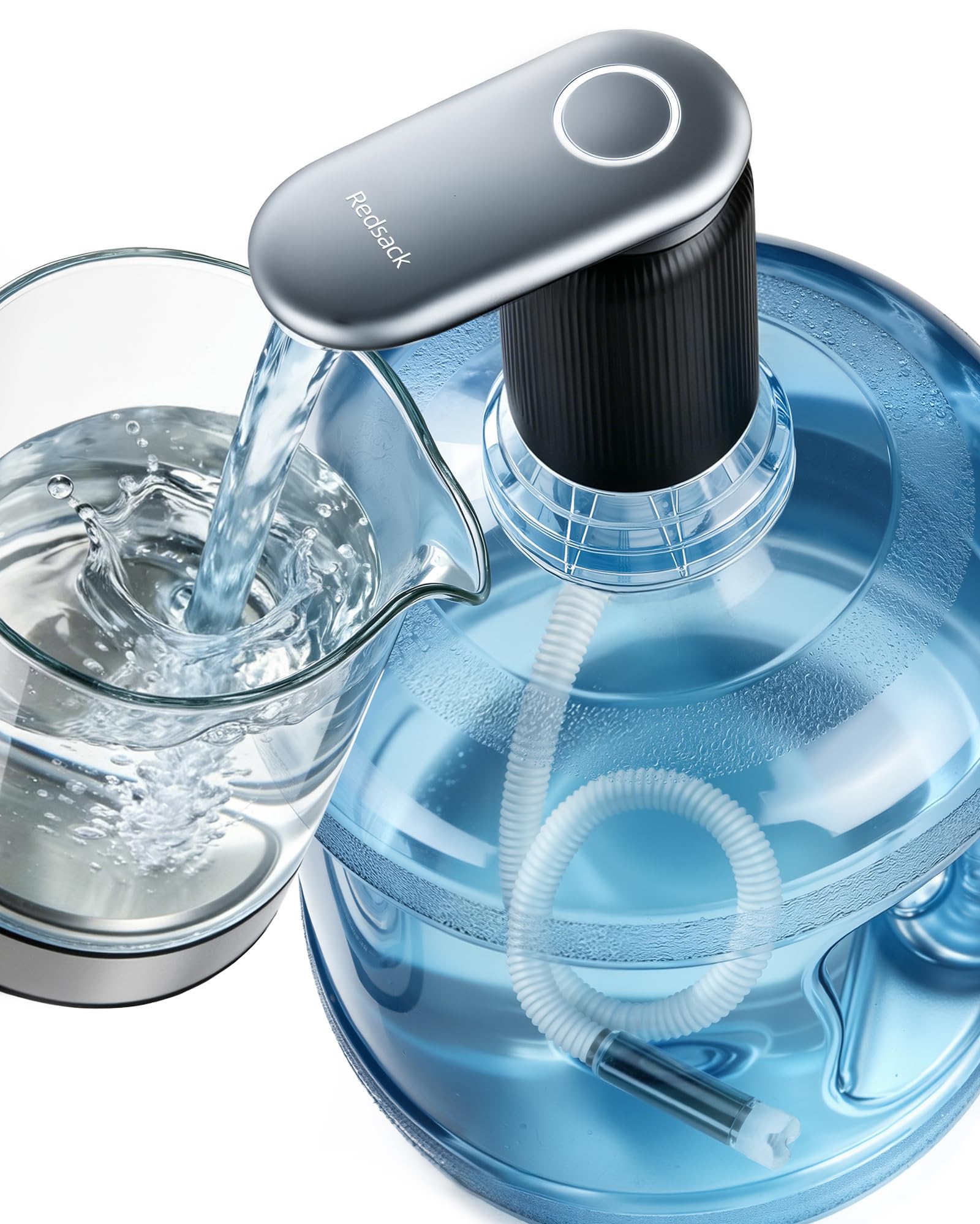 Distributeur d'eau USB C silencieux pour grand flacon de 5 gallons