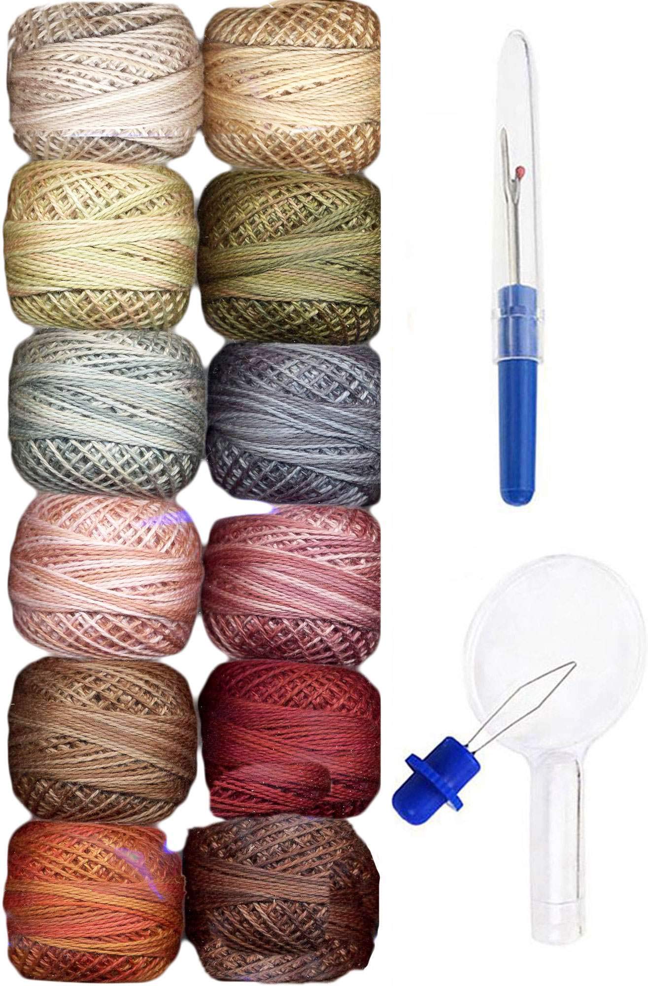 Amazon.co.jp: Valdani 刺繍糸 パールコットン サイズ8 手染め Born to