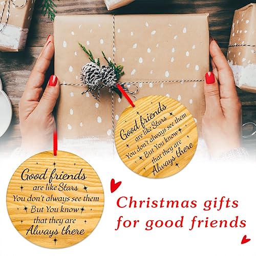 Miniatura 6 de PETCEE Adorno de Navidad 2024 Decoración colgante de amigos para árboles, regalo de recuerdo para hermanas y mujeres