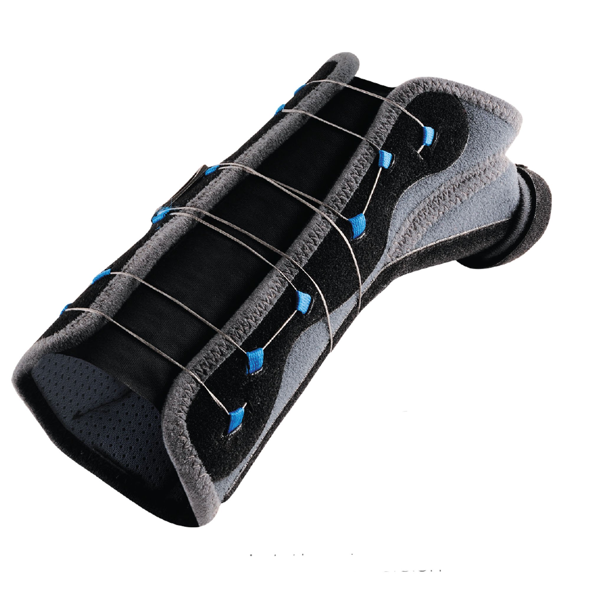 Ligaflex Pro+ – Férula de inmovilización de muñeca y pulgar con sistema de cordones rápidos – Disponible en 4 tamaños – Modelos de mano izquierda y derecha – Talla 4 – Derecha – 20,5-23 cm