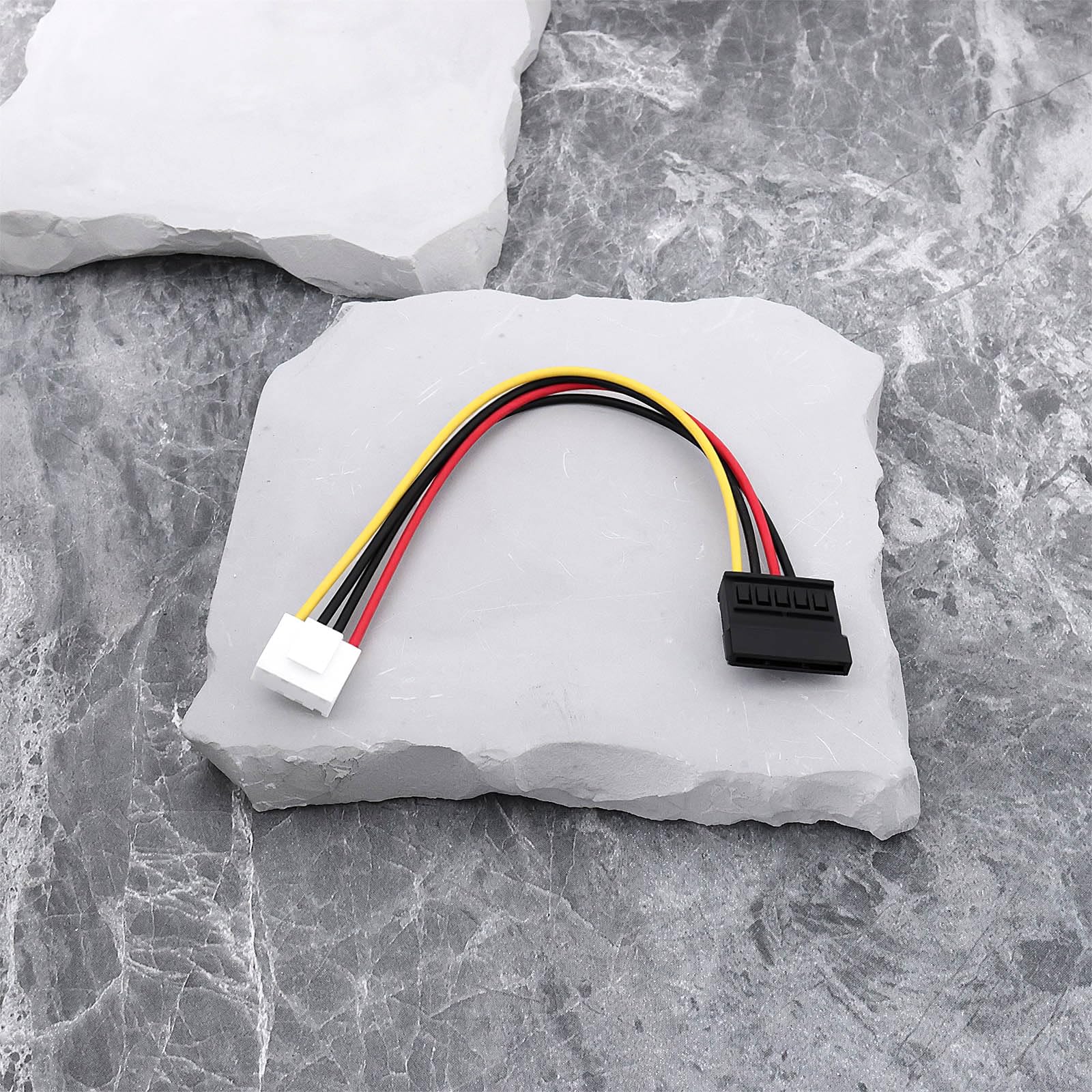 Set di 2 cavi di alimentazione da 4 pin a SATA femmina per hard disk compatibile con registratore video Hikvision 20 cm