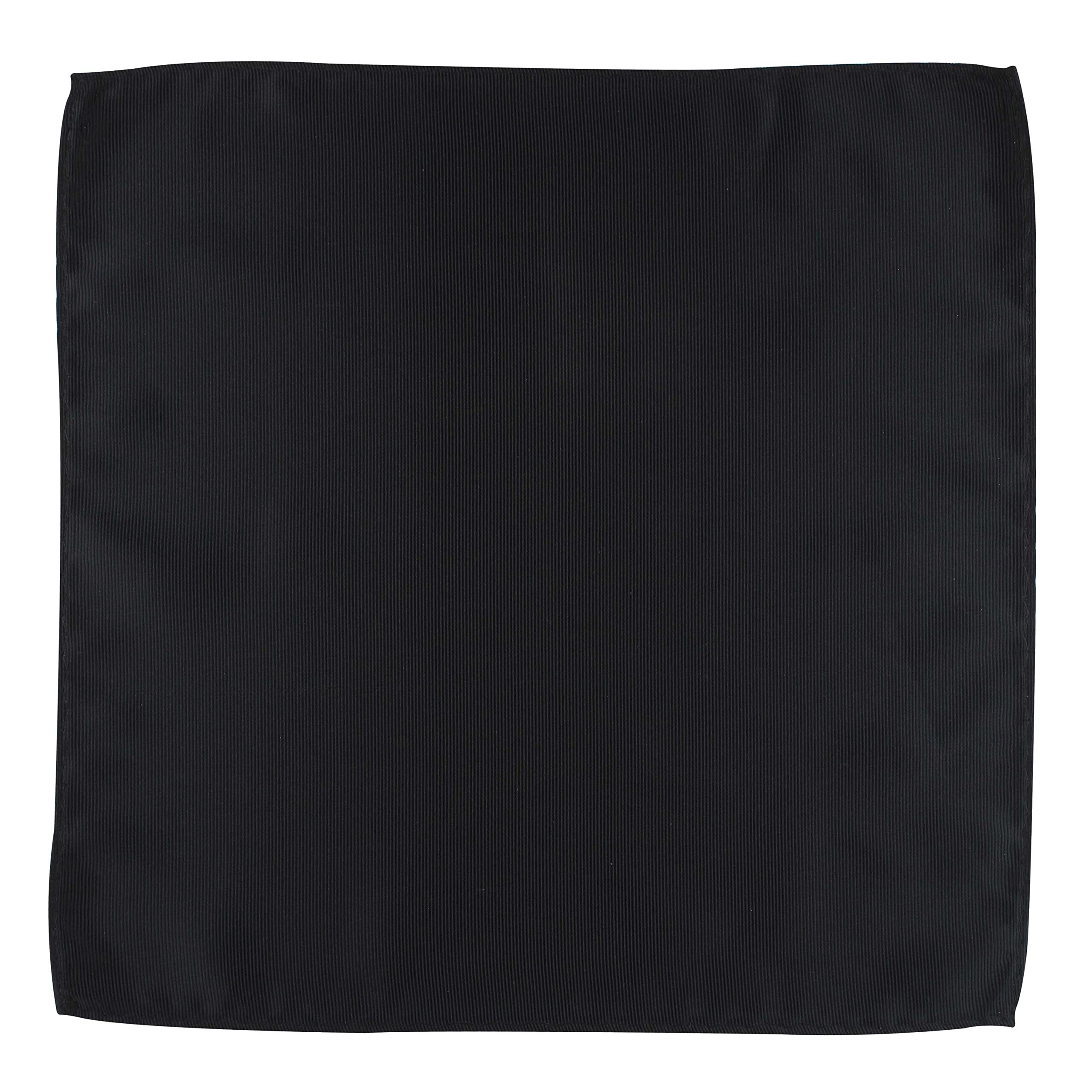 Solid Self Pattern Pocket Square For Men-image-33