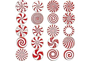 Christmas Peppermint Candy Ornaments Essential Candy Cane Window Stickers Decals