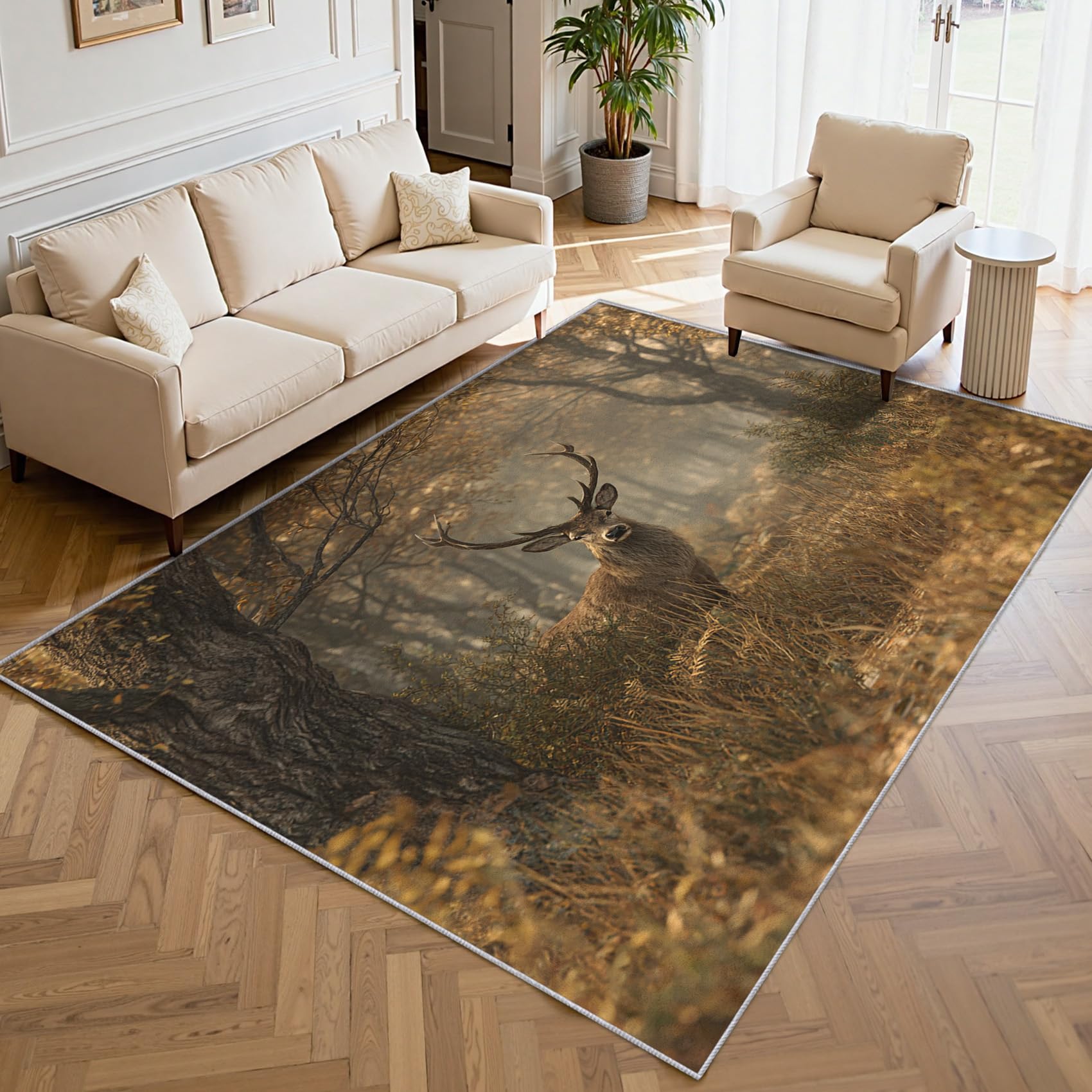 Generisch Wald Hirsch Fußmatte 60x90 cm, Home Dekoration