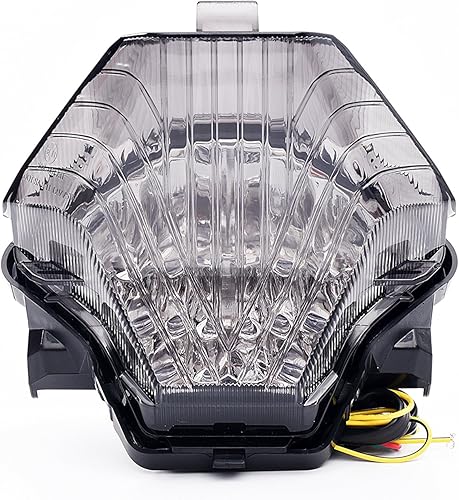 Miniatura 2 de Luz trasera LED de freno para motocicleta, lente ahumada con señales de giro integradas para Yamaha 2015-2017 FZ07,2008-2020 MT07,2015-2020 YZF R3