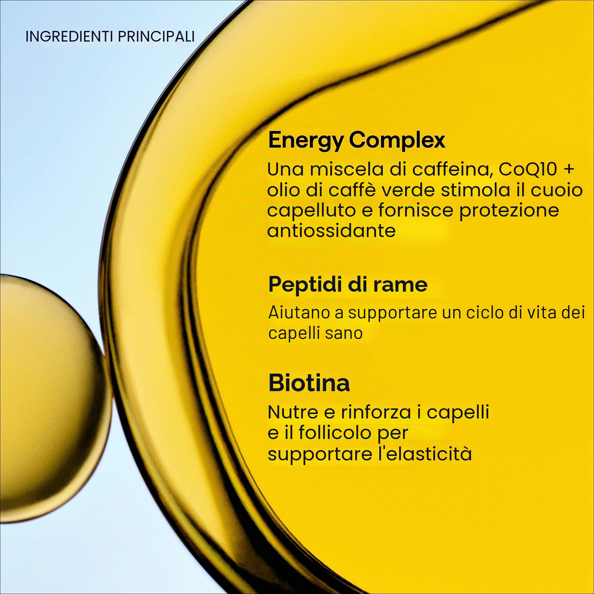 Briogeo - Shampoo per capelli con caffeina e peptidi di biotina Destined For Density che aumenta lo spessore e la densità dei capelli