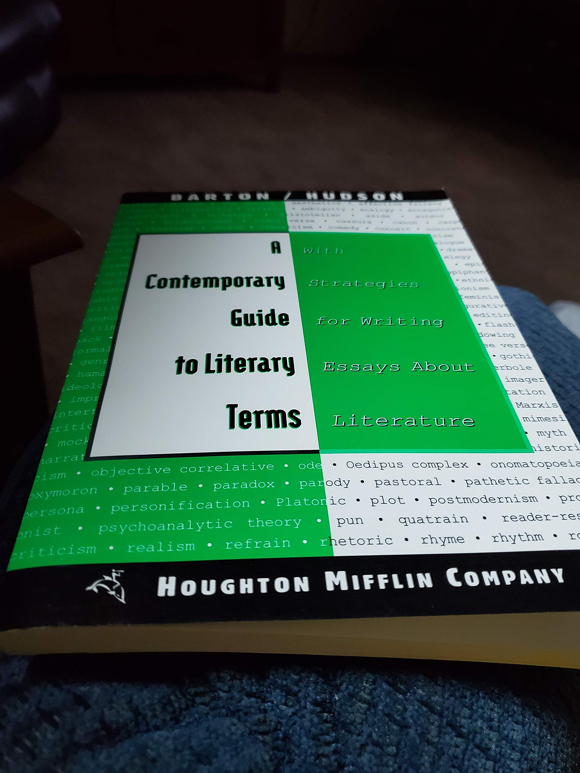 A Contemporary Guide to Literary Terms: With Strategies for Writing Essays About Literature