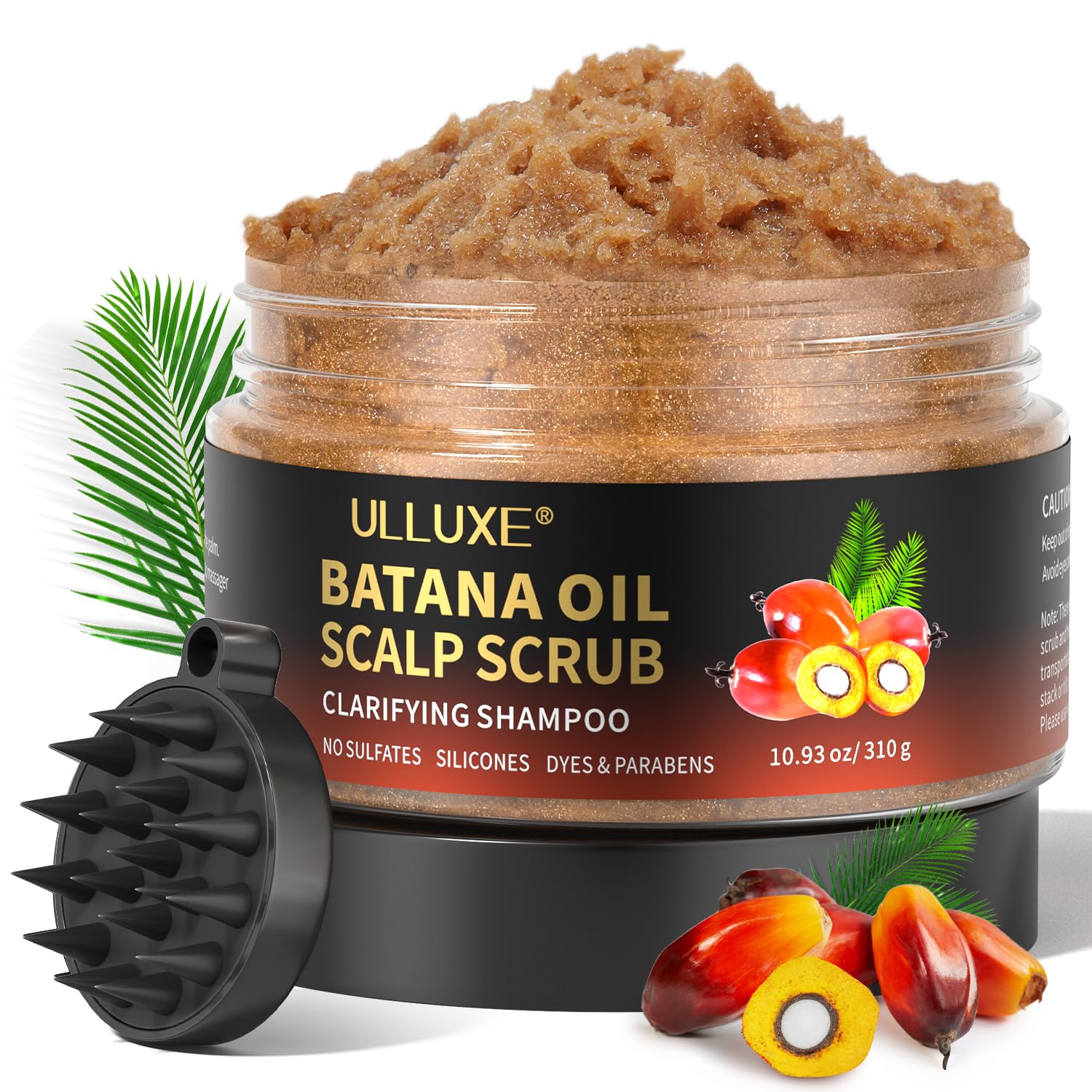 Batana Oil Scalp Scrub, Szampon Złuszczający Rozmaryn, zwalcza łupież, łagodzi suchą, swędzącą skórę głowy, odżywia, oczyszcza i wspomaga wzrost włosów, 310g