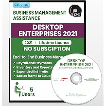 Quick -B ooks - Desktop Enterprise 2021 | DVD | 5 Users | for PC not for Mac