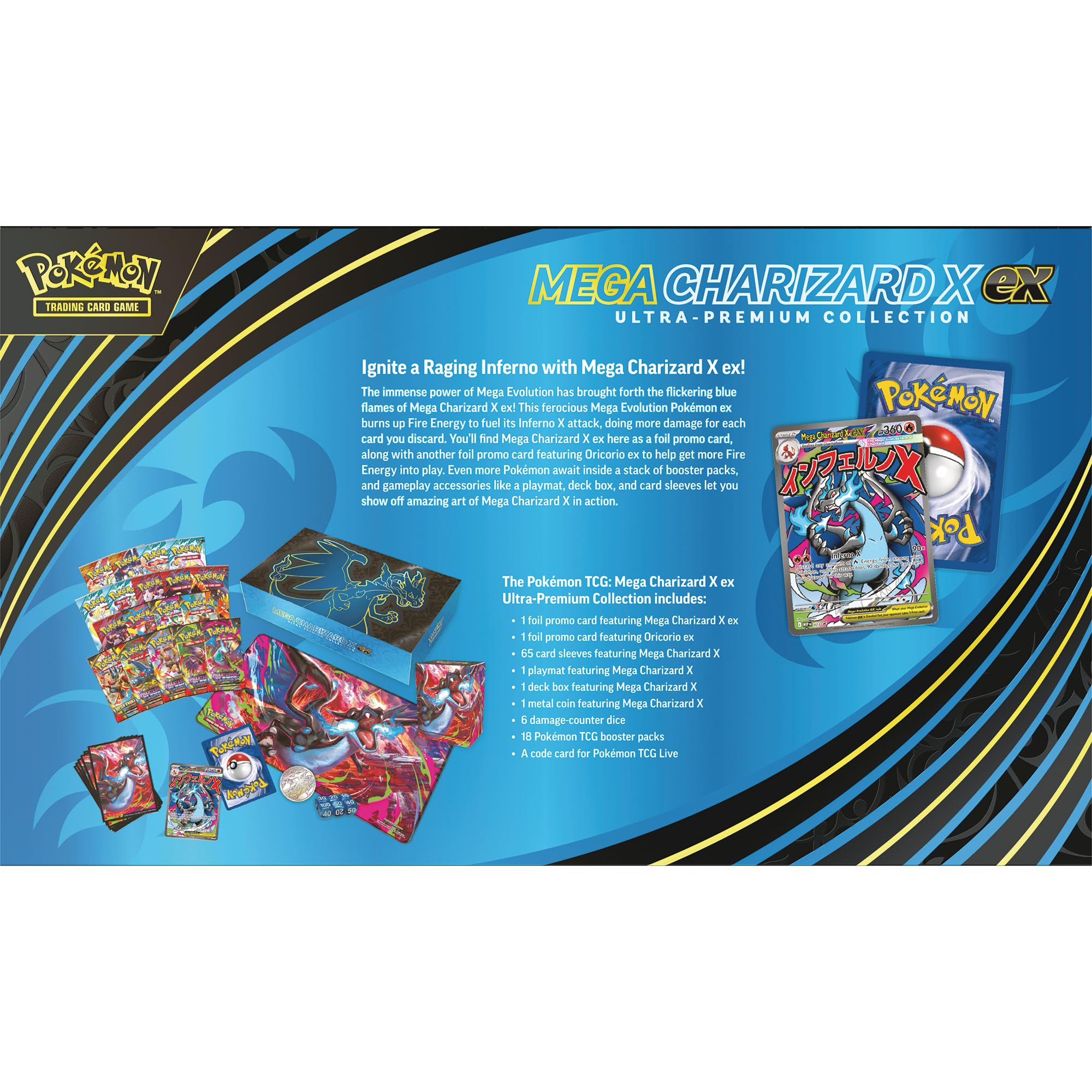 Pokémon TCG: Mega Charizard X ex Ultra-Premium Collection
