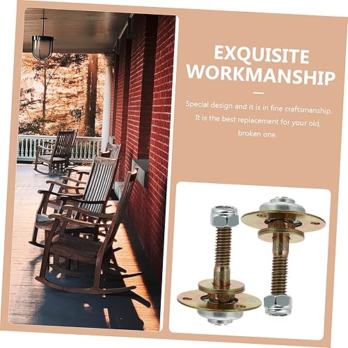 Miniatura 8 de DOITOOL 4 piezas de mecedora parte M8x45mm pieza de conexión para mecedora robusta práctica