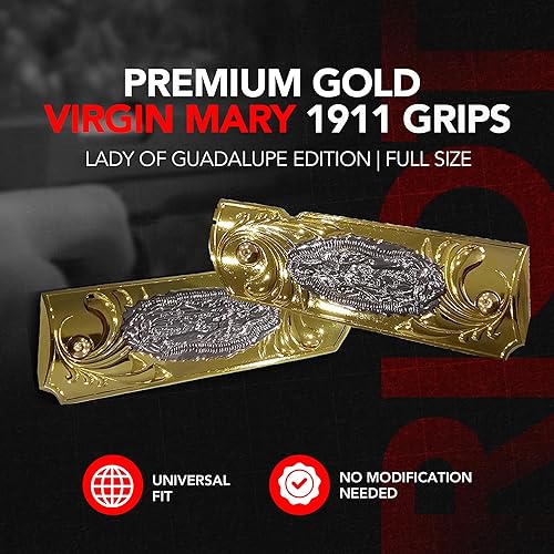 Miniatura 6 de Puños de oro Virgen María Señora de Guadalupe 1911 Tamaño Completo Ambi Safety