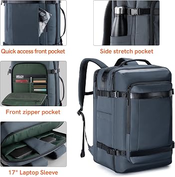 Kingsons Carry on Backpack