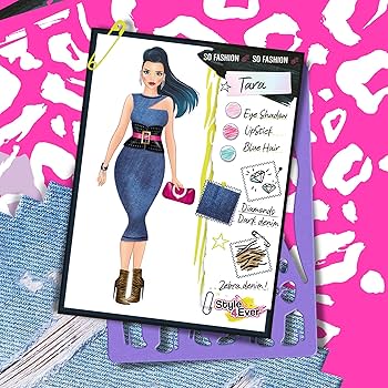 Amazon.com: Canal Toys Style 4 Ever Fashion Design Studio