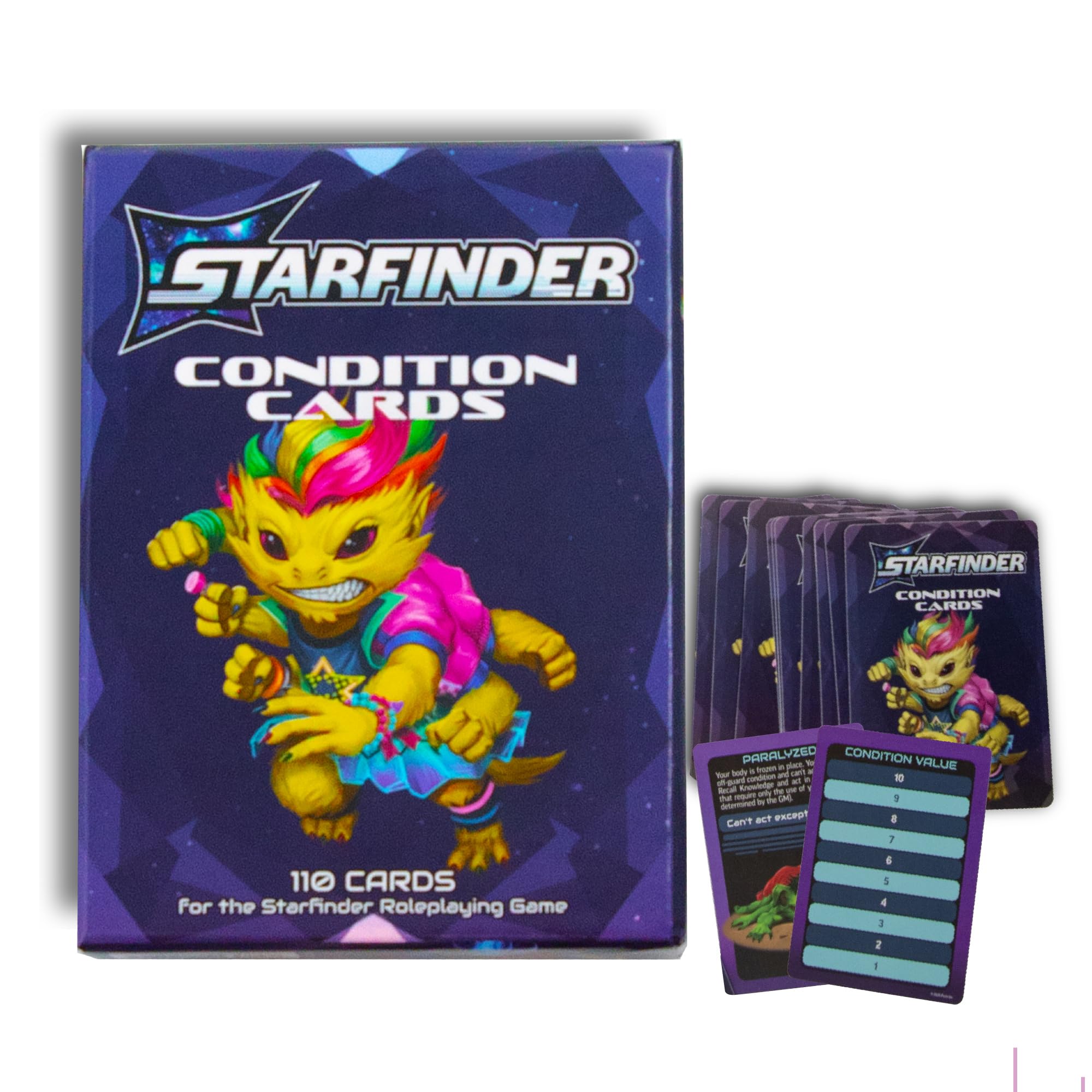 Starfinder Condition Cards (Starfinder Second Edition Accessories)