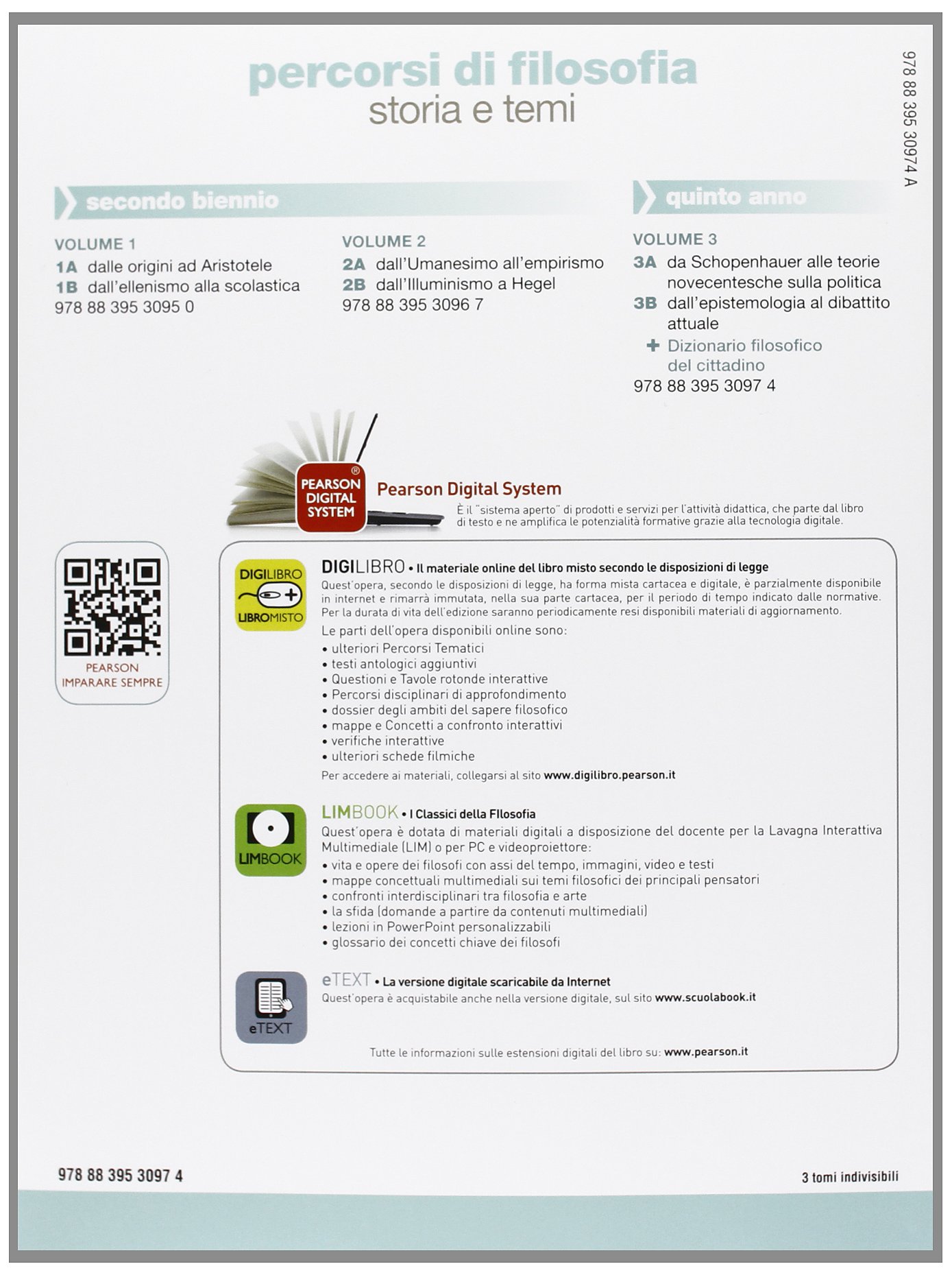 Percorsi di filosofia. Per le Scuole superiori. Con espansione online: 3 (3A, 3B)