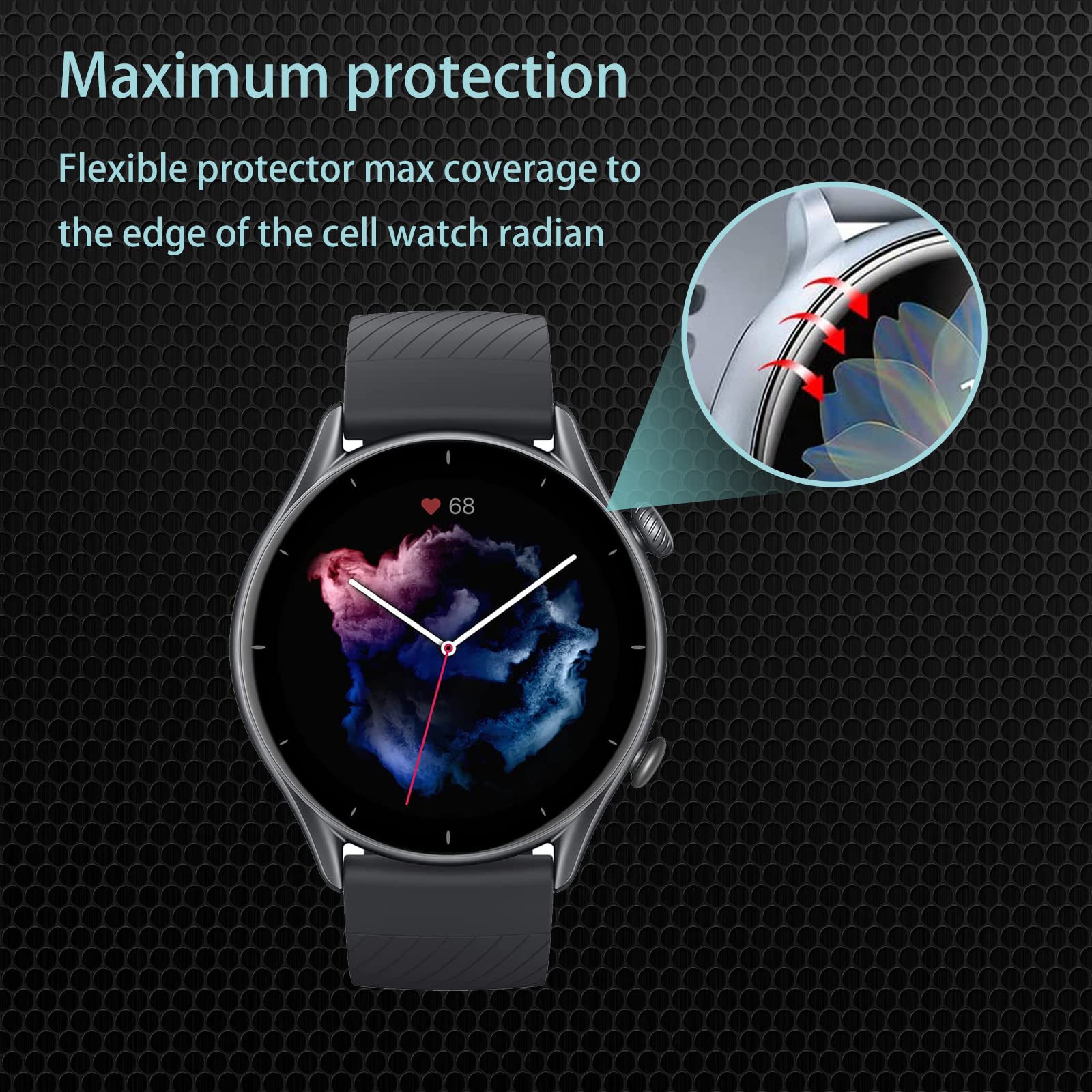 Capa E Pelicula Para Amazfit Gtr 2 Gtr2e Cobertura Completa | Parcelamento sem juros
