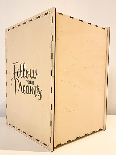 Miniatura 3 de Money Bank for Adults by WittleWood - Decorative Piggy Bank Box for Saving Travel Funds 365 days - Money Saver 9.5x7.5x6.3 inch (Birch plywood,