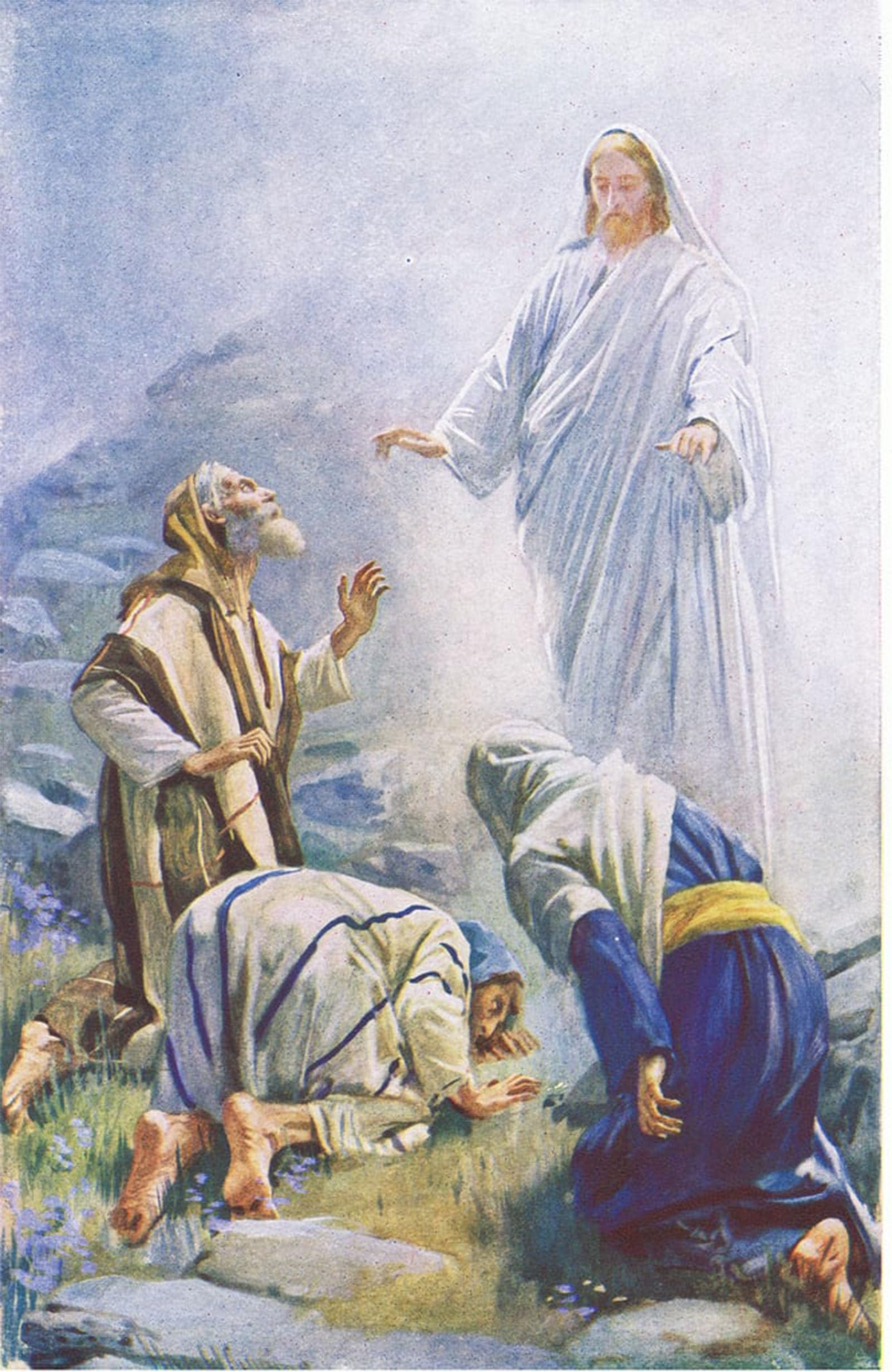 POSTERIIk Vintage Art Print Images Pictures Print the Transfiguration by Harold Copping Modern Colour Posters for Office Home Decor 60x90cm