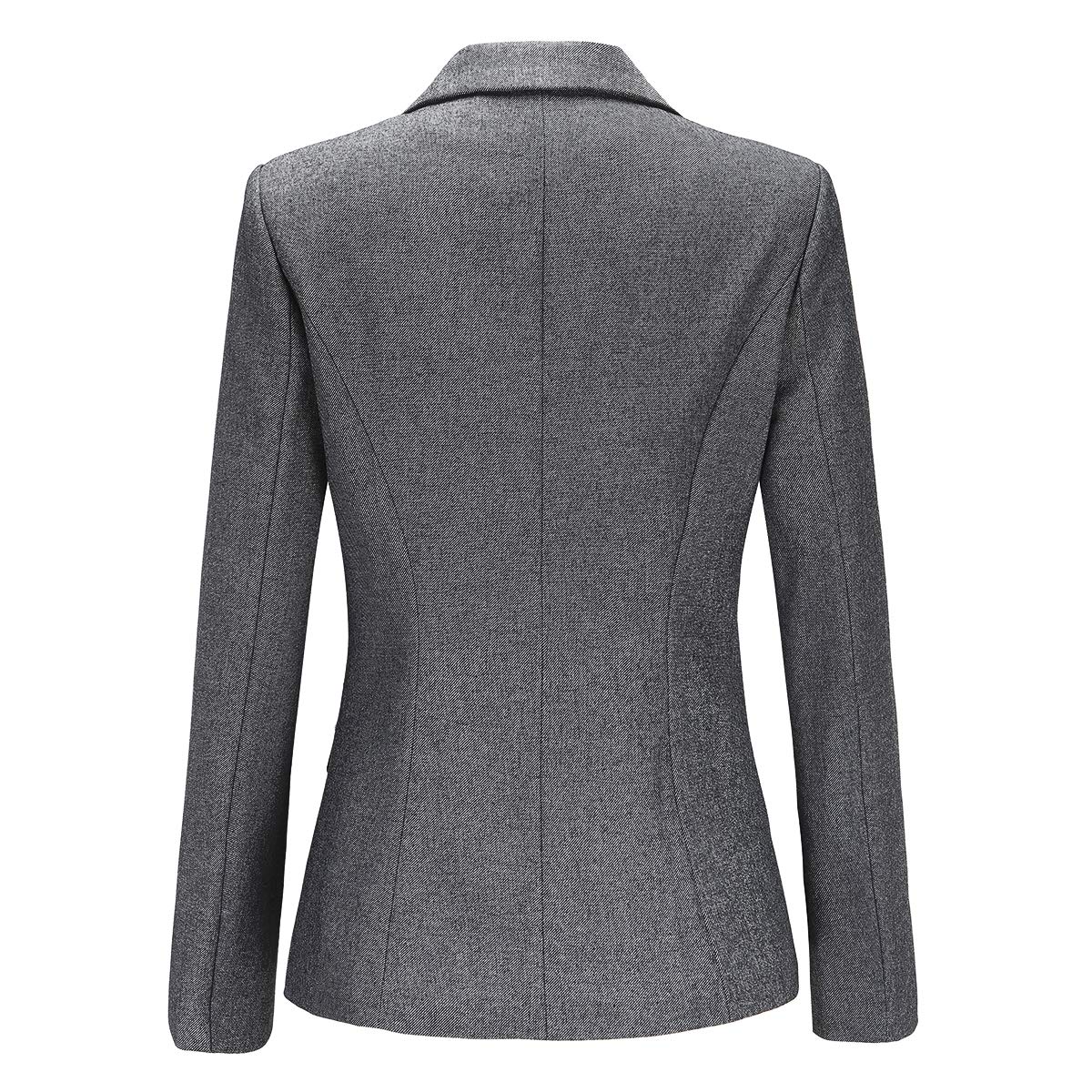 YYNUDA Kurzblazer Damen Slim Fit Blazer Sommer Anzugjacke Elegant Büro Jacke Top für Business Freizeit