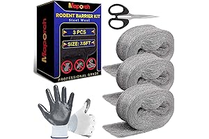 MAPORCH Mice Mesh - Steel Wool for Mice Control & Gap Filler