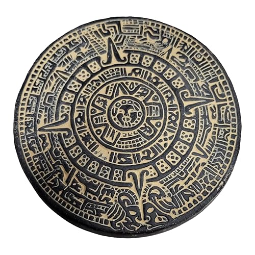 Miniatura 1 de Aztec Calendar Wall Decor, Aztec Calendar Clay Decor, Piedra Del Sol Barro, Clay Wall Decor, Aztec Calendar (10 Inch)