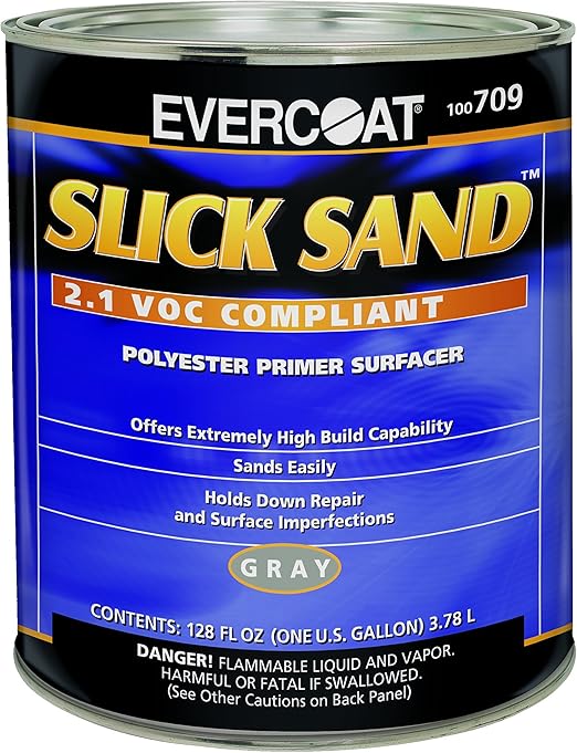 Evercoat Slick Sand Polyester Primer Surfacer for Fiberglass, Wood Surfaces & More
