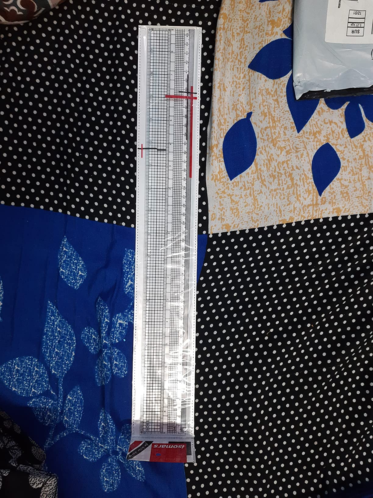 18 Inches Scale Isomars Gridding Ruler Scale 18 Inch | Transparent Measuring Tool for ...
