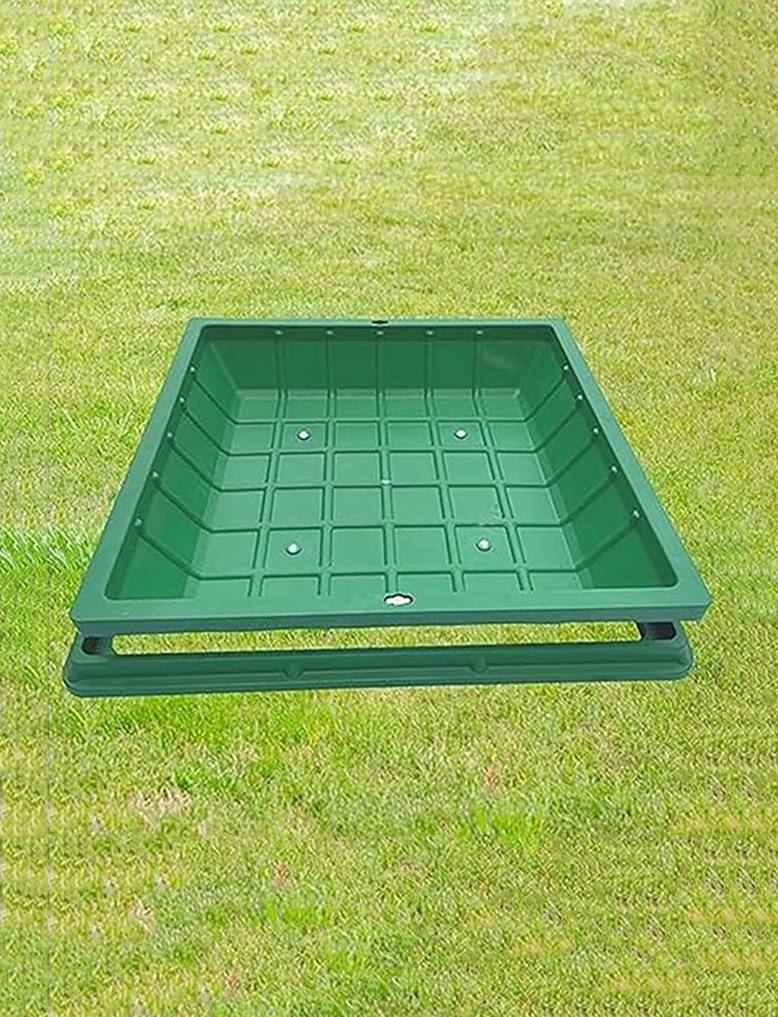 Couvercle de fosse septique encastrable et résistant aux intempéries 80cm