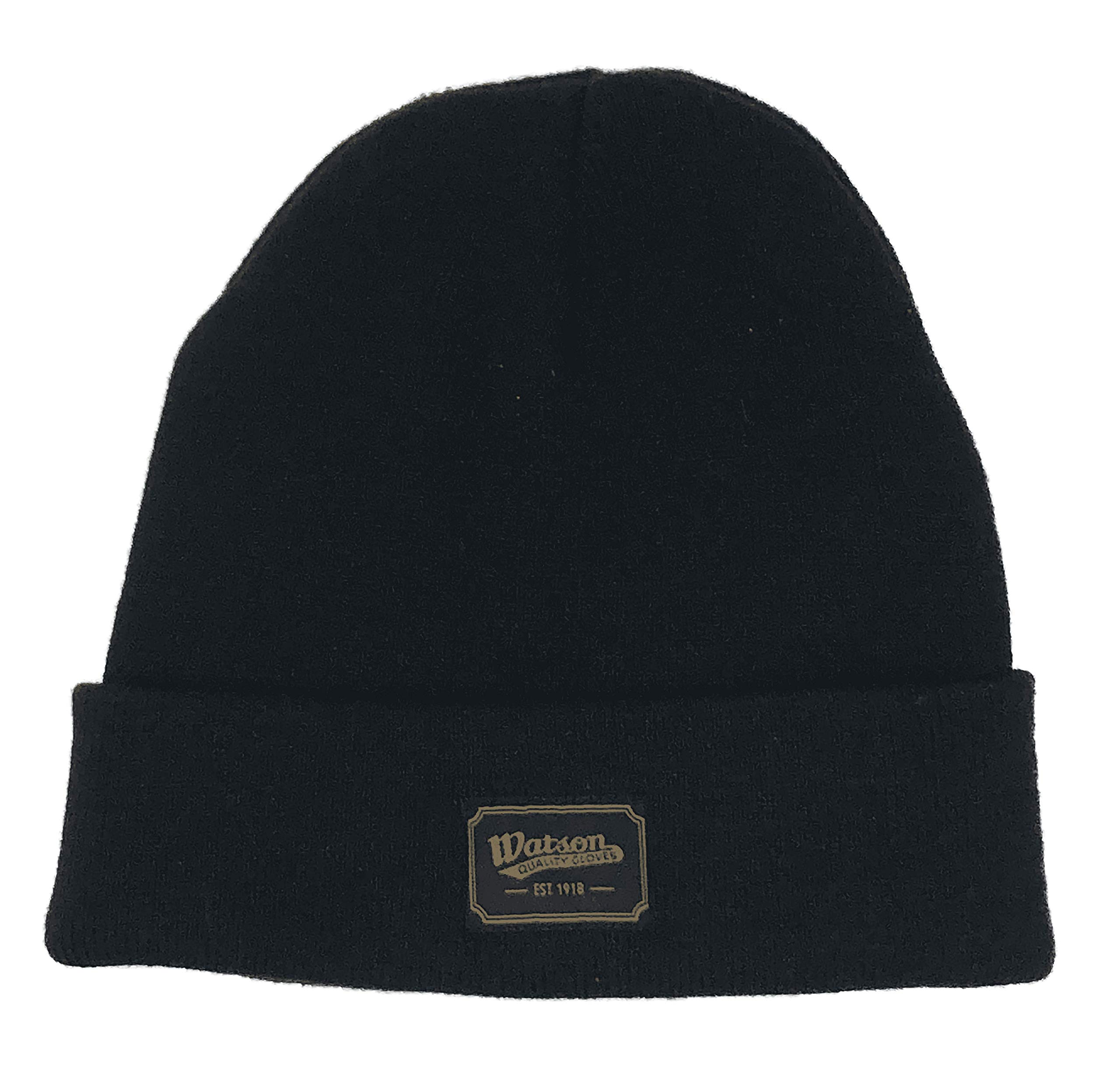 Watson Gloves Hot Head Unisex Toque - WasteNot™ Recycled Polyester, Winter Beanie Hat, Men/Women, Fold Up, Heritage Patch