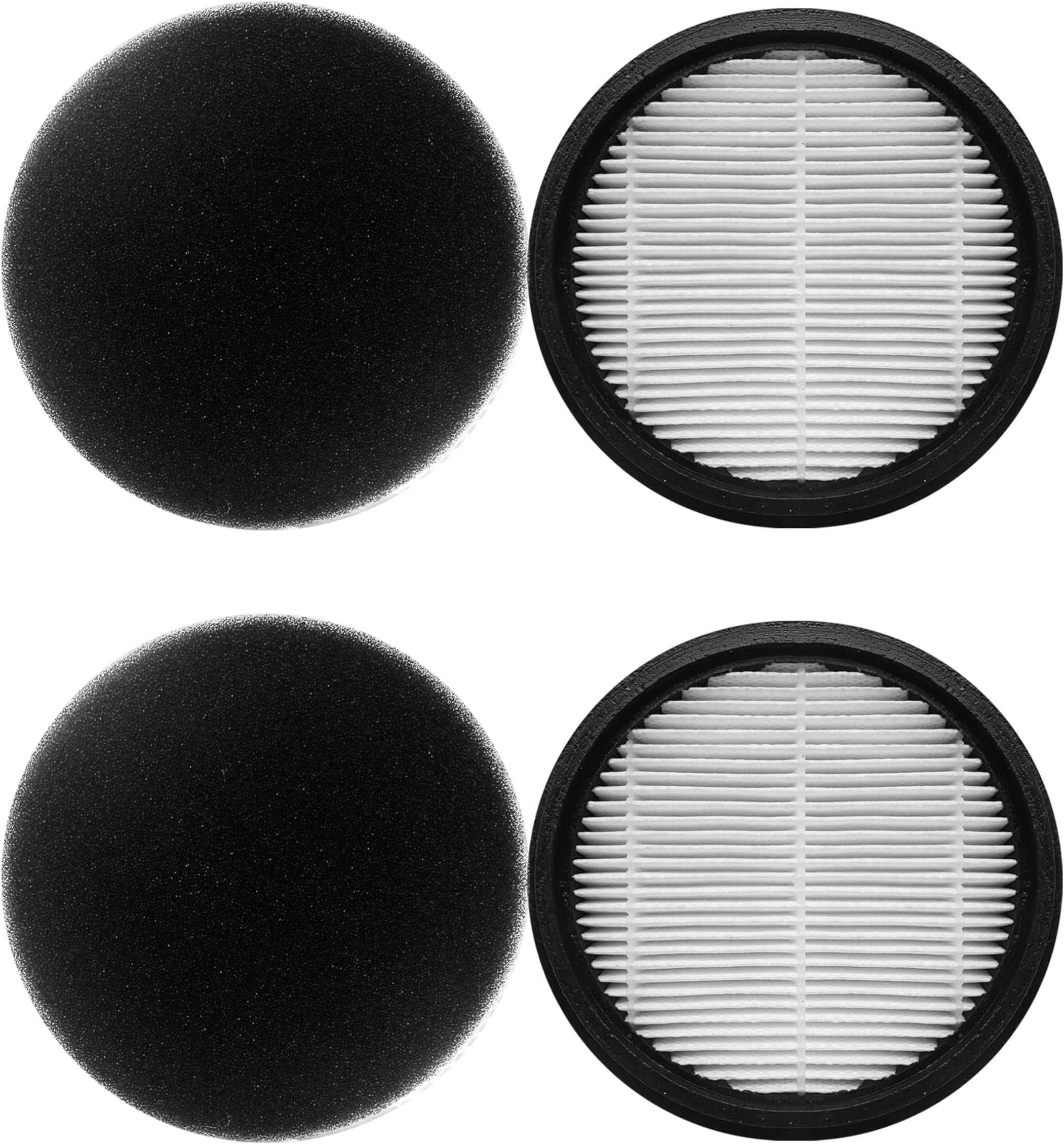 2-Pack Vacuum Cleaner Filter Replacement Compatible with SMOTURE VAC01/VAC02/VC70 Cordless Vacuum Cleaner&ozeeco EC01 Vacuum Cleaner Filter