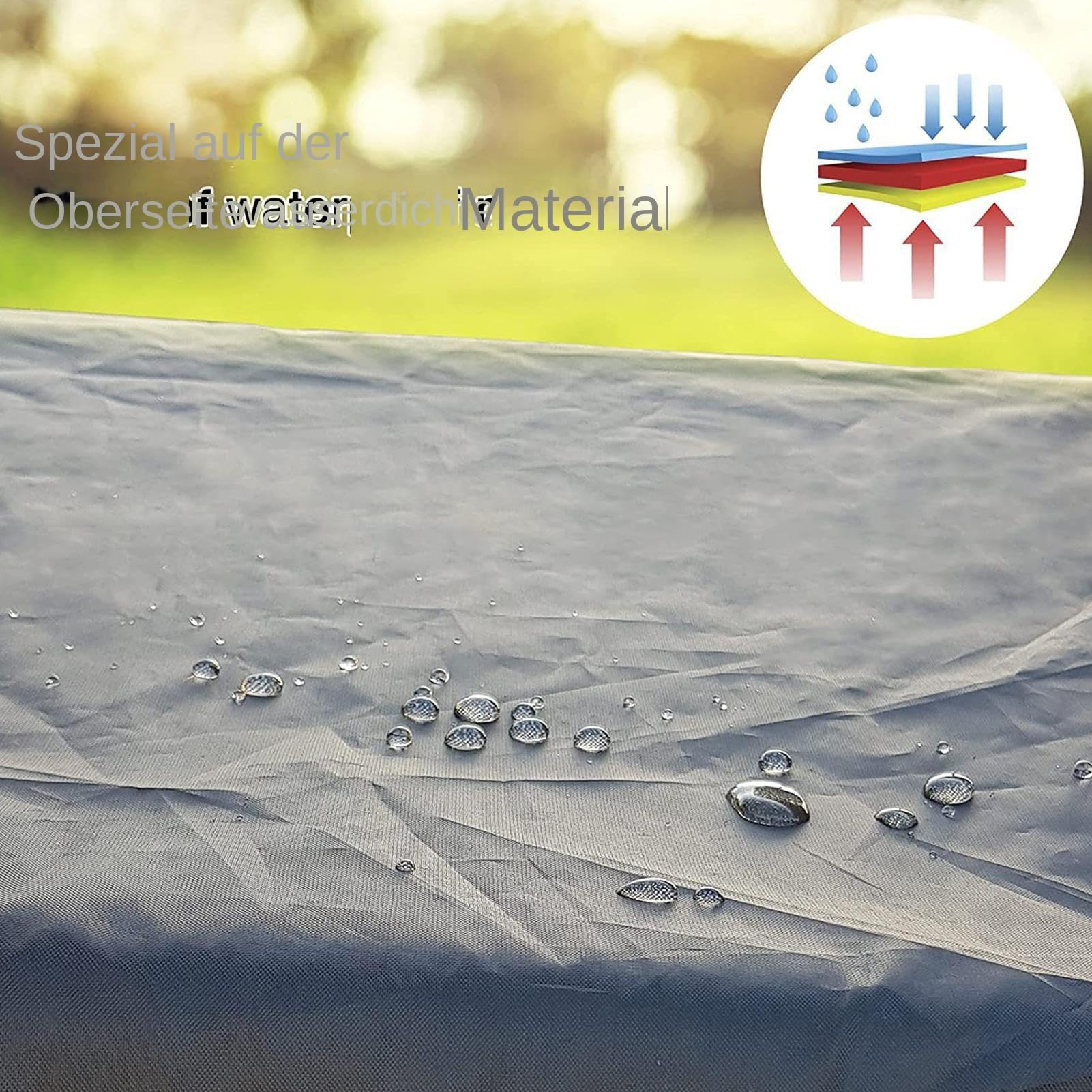 Zanzariera da Patio Tenda Portatile Traspirante Impermeabile con Cerniera | Schermo anti-insetti da Patio Feste, campeggio, balcone, , camper, giardino, cortile, terrazza, retrocasa