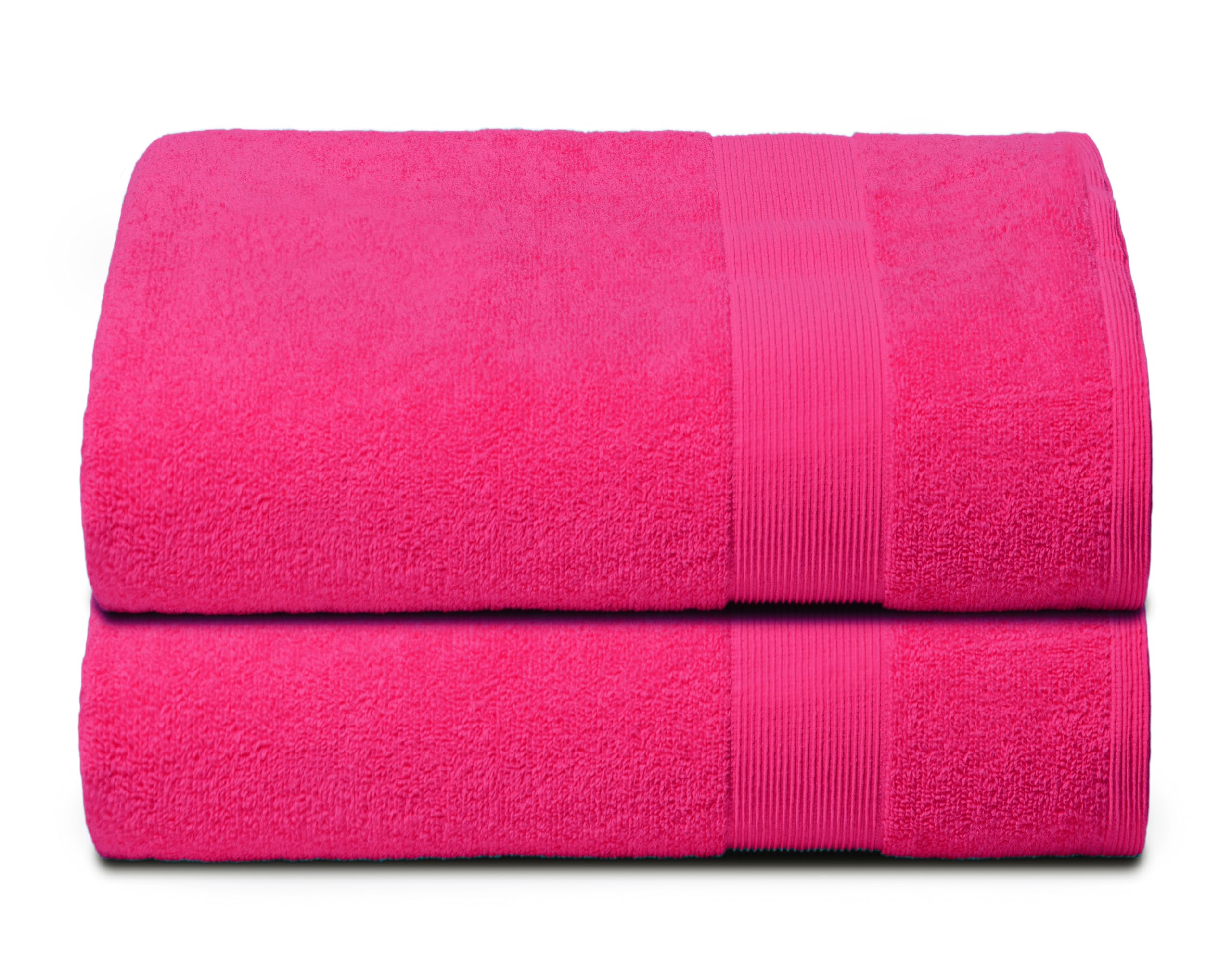 Belizzi Home Paquete de 2 toallas de baño de algodón de alta calidad de gran tamaño, 35 x 70 pulgadas, 100 % algodón puro, ideal para uso diario, ultrasuave y altamente absorbente, lavable a máquina,
