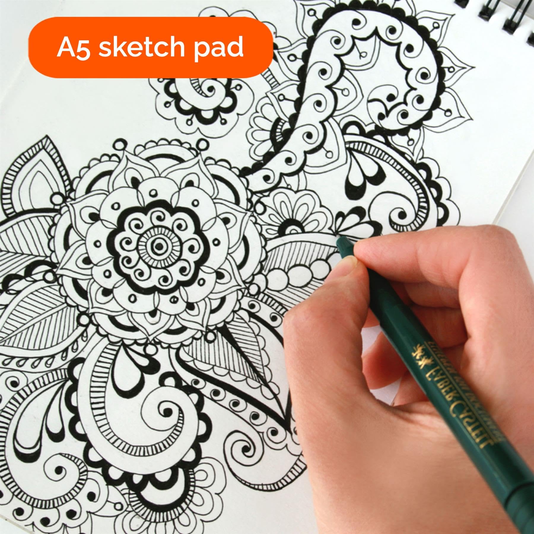 Sketch Book A3 40 Page Olympic 110gsm Cartridge Paper Spiral Side Bound Landscap