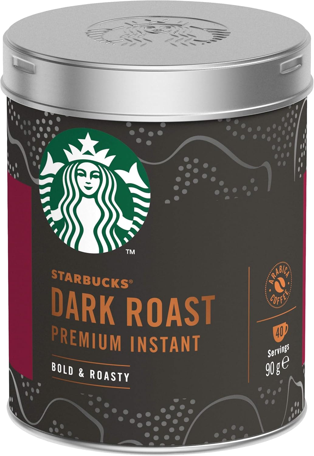 Starbucks By Nespresso Dark Roast Premium Instant Coffee Tin 90g