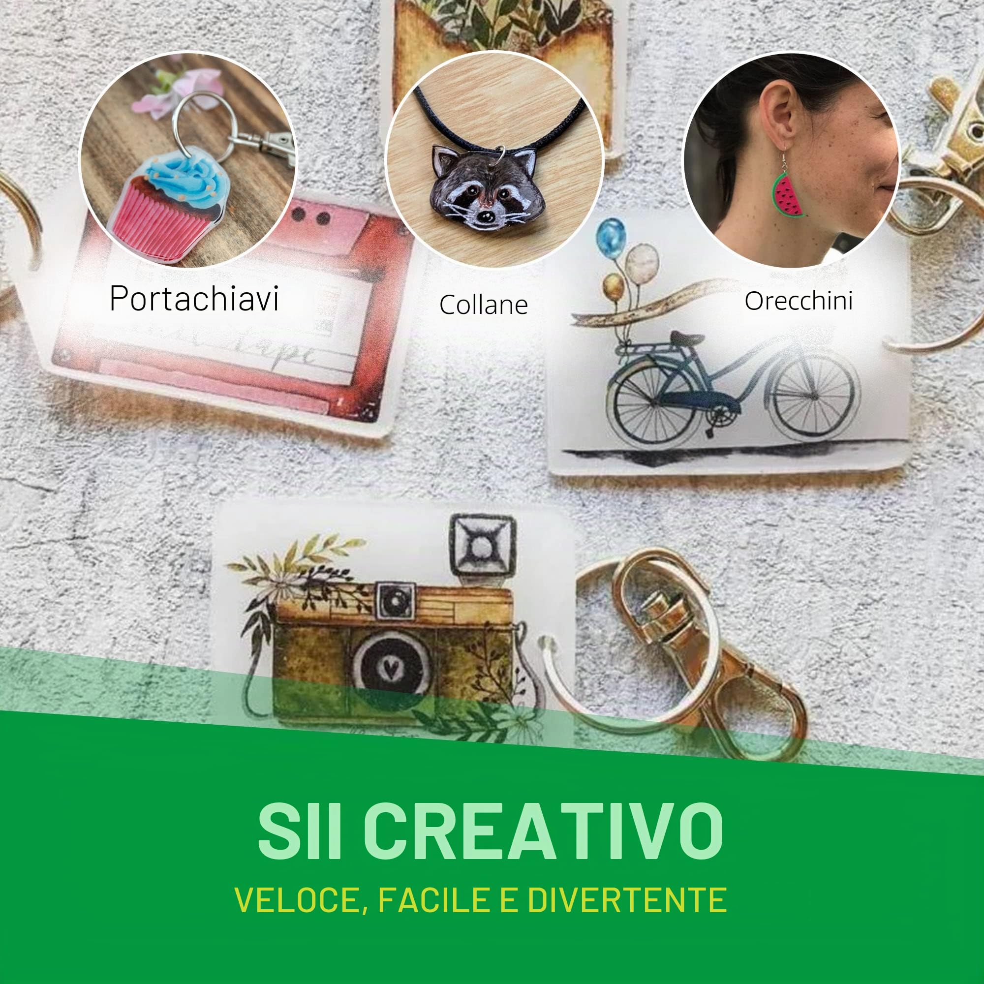 SKULLPAPER trasparente premium A4 film termoretraibile fai da te/film plastico termoretraibile/film termoretraibile stampabile - per stampanti inkjet (10 fogli)