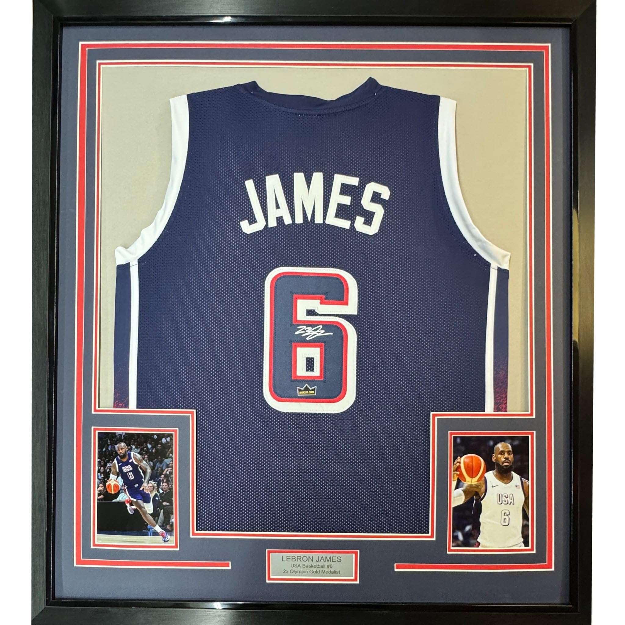 Amazon.com: Framed Facsimile Autographed LeBron James 35x39 2024
