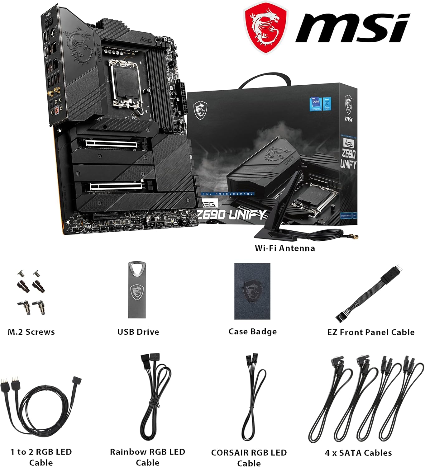 MSI MEG Z690 UNIFY Scheda Madre Gaming ATX - Supporta Intel Core 12-¦ Gen - Scheda madre - Immagine 6