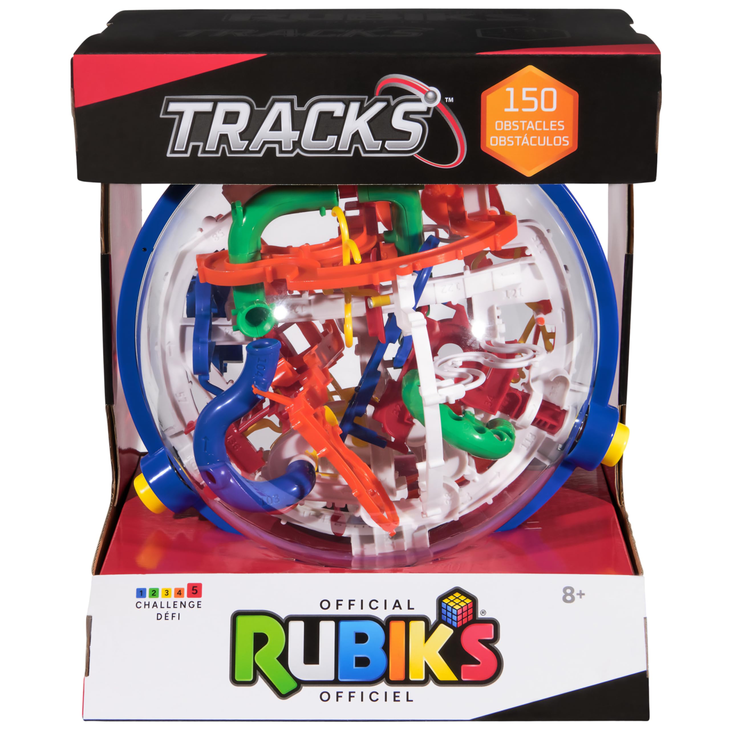 Rubik's: Cube - Rubik's Tracks 150-3D Gravity Maze & 3D Puzzle Game with 150 Obsticles